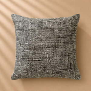 FUNDA DE COJIN 45X45 NEGRO REVERSO