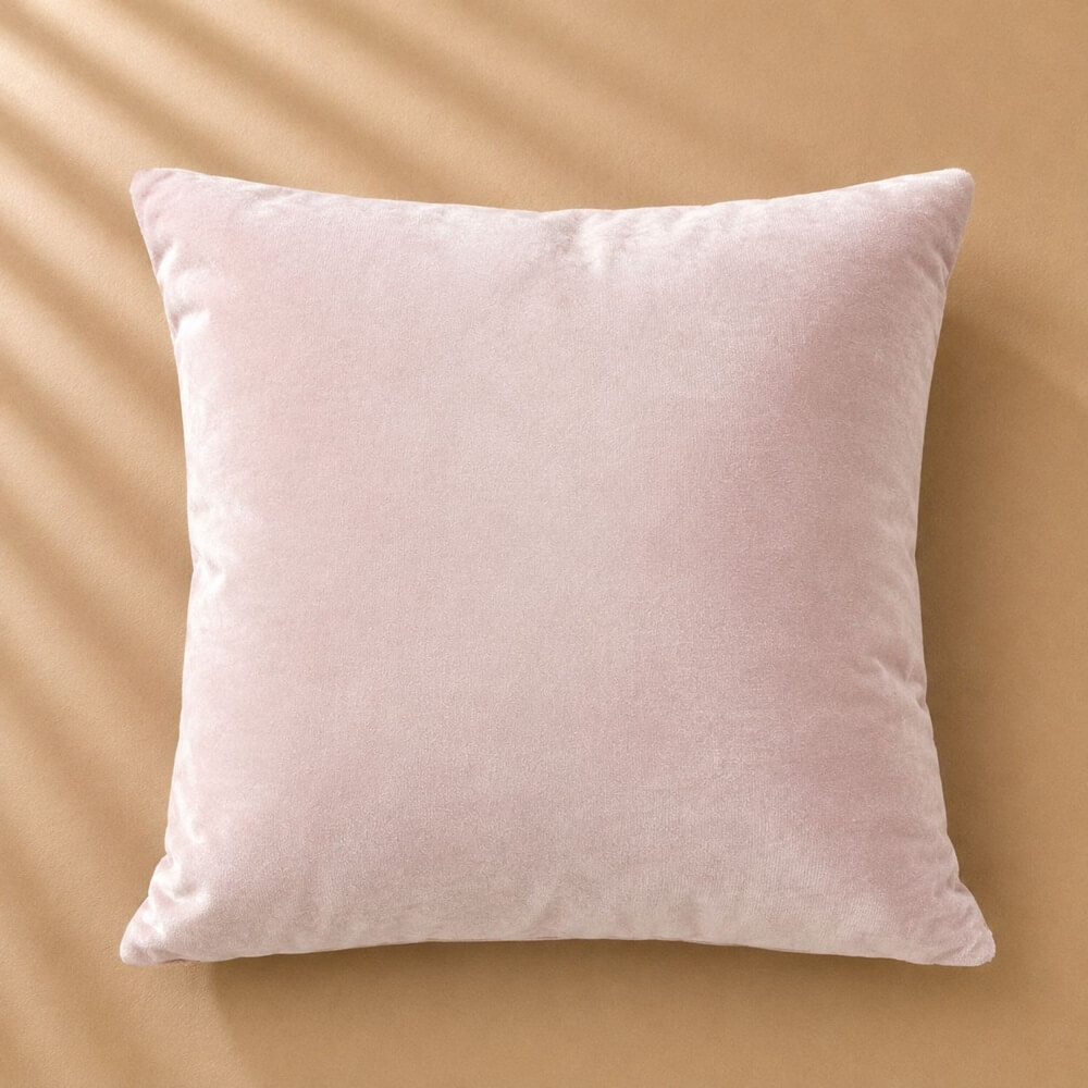 FUNDA DE COJIN 45X45 ROSADO