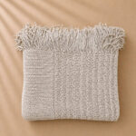MANTA DECORATIVA COLOR BEIGE