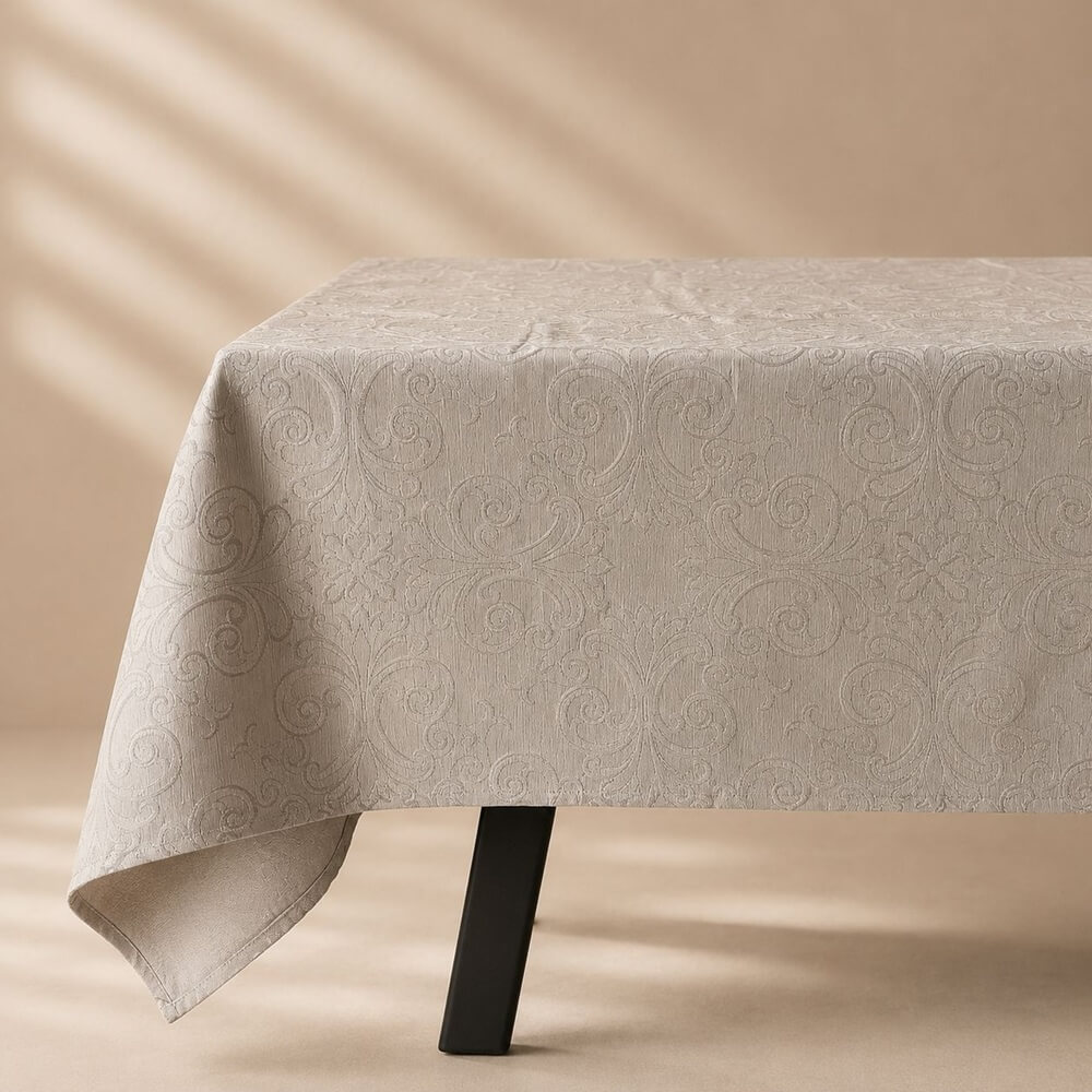 MANTEL LOURDES BEIGE 150X230