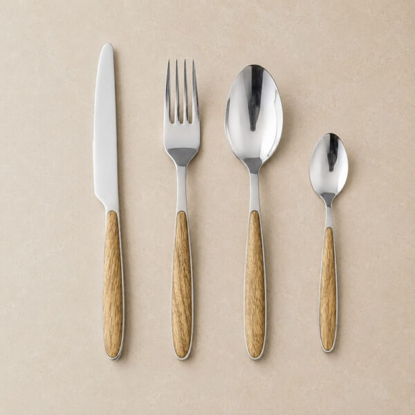 SET DE CUBIERTOS 16 PCS MADERA