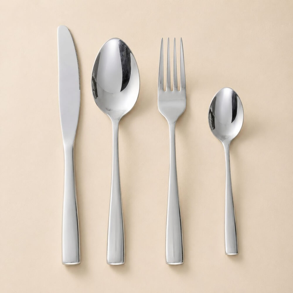 SET DE CUBIERTOS 24 PCS METAL