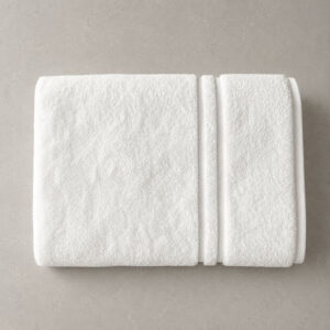 TOALLA BAÑO BLANCA 90x150 600GR