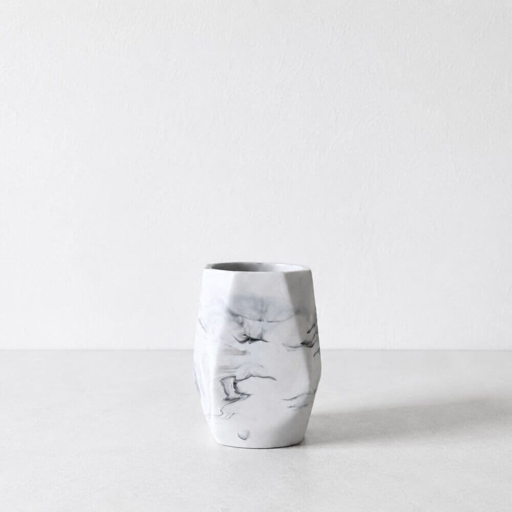 VASO JABON RESINA MARMOL